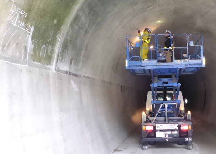 損傷調査(たたき点検)