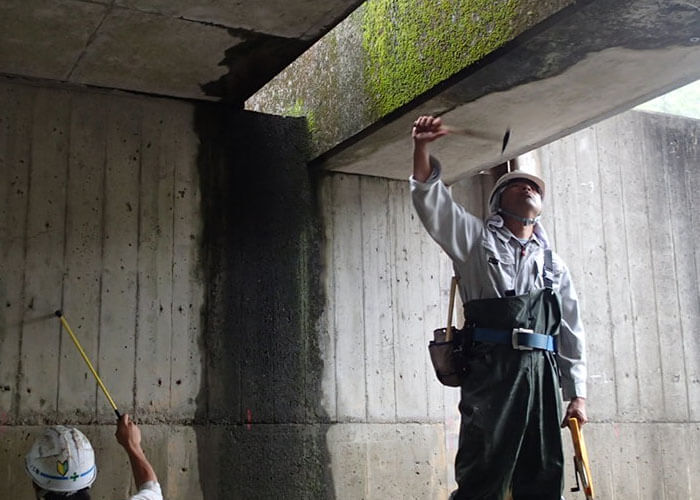 損傷調査(たたき点検)